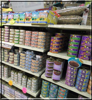 Canned, dry, raw...we have pet food